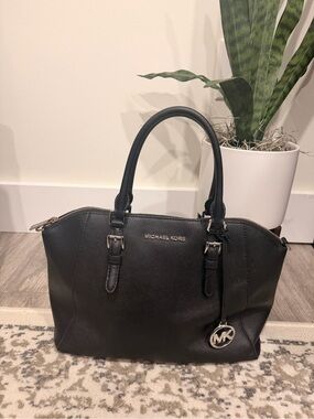 Michael Kors Black Leather Purse